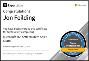 Microsoft 365 SMB Master Sales Exam
